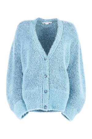 Wool blend knit cardigan-0